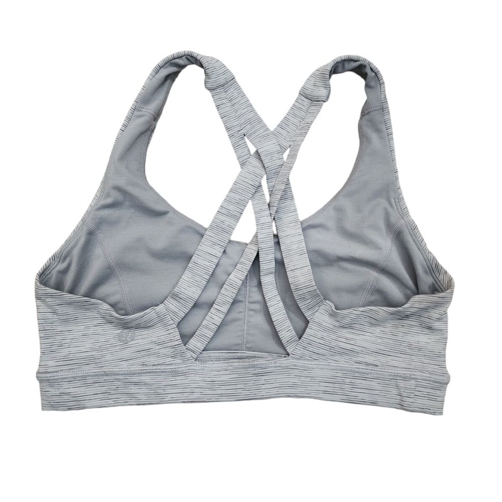 Lululemon Stash N’ Run Bra Wee Are From Space Nimbus Battleship Ice Grey🌻 - Picture 6 of 8